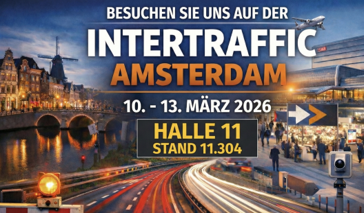 Besuchen Sie uns auf der Intertraffic Amsterdam 2026!